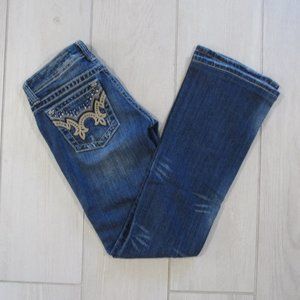 Miss Me Distressed Bootcut Jeans 26 31 Leather